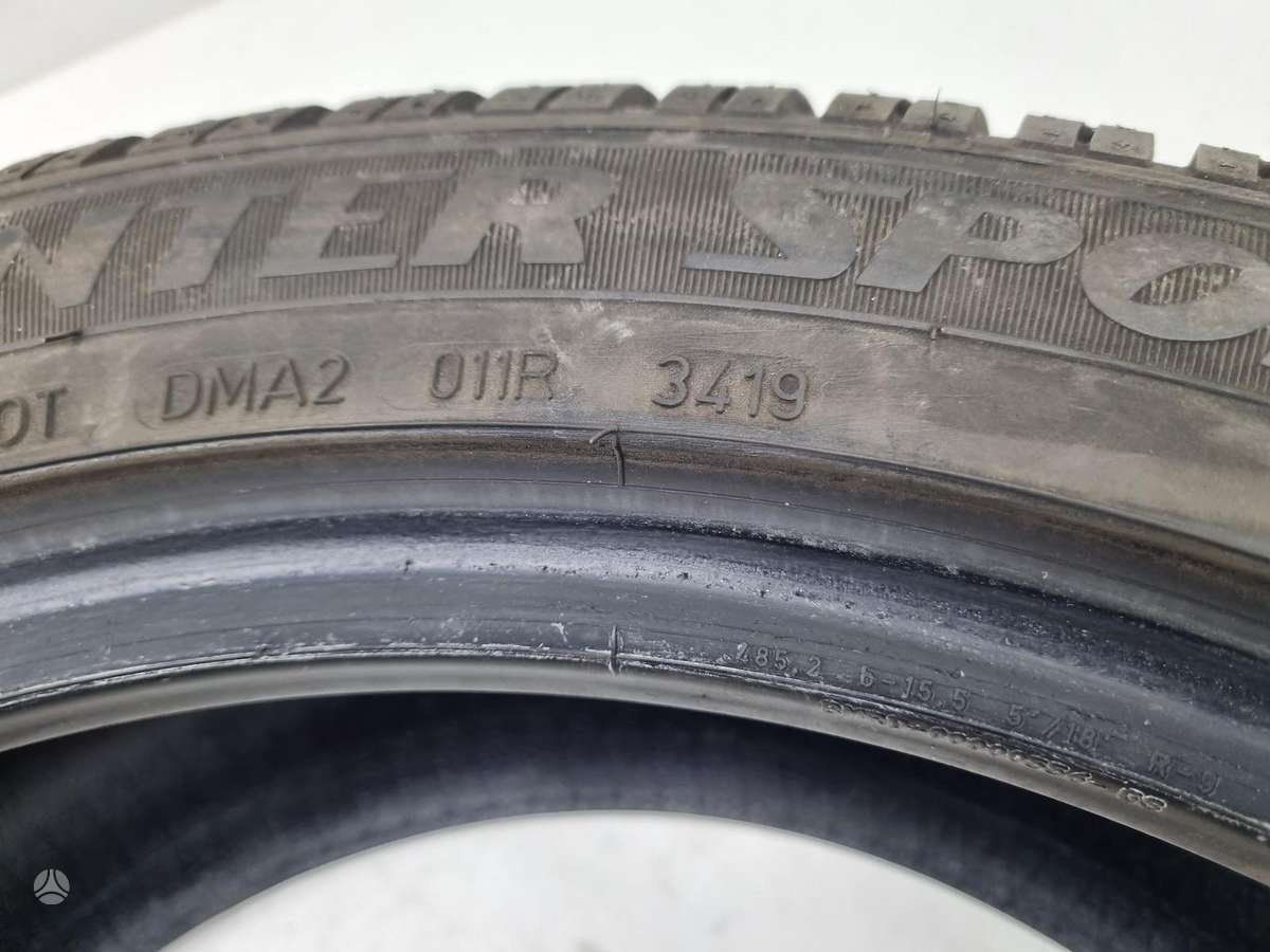Dunlop 5-6mm, летние 245/45 R19