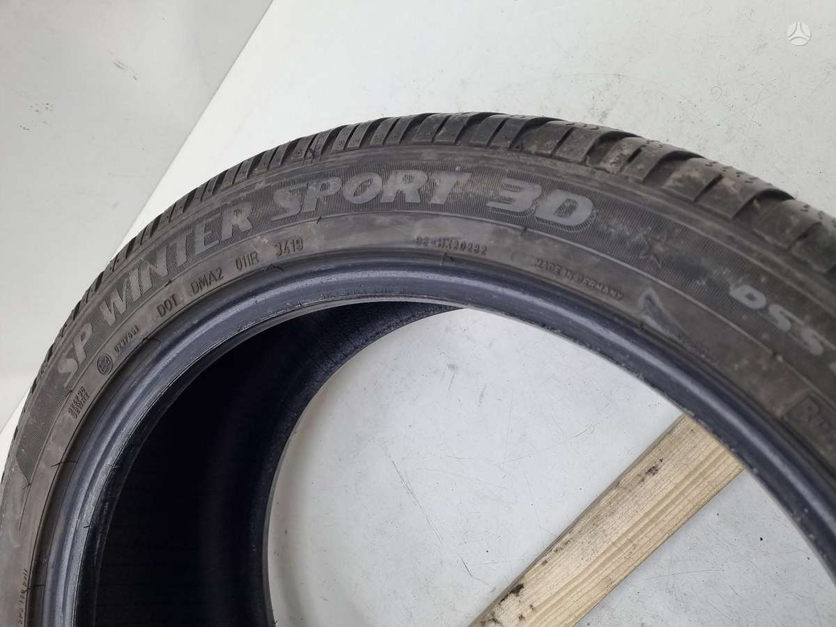 Dunlop 5-6mm, летние 245/45 R19