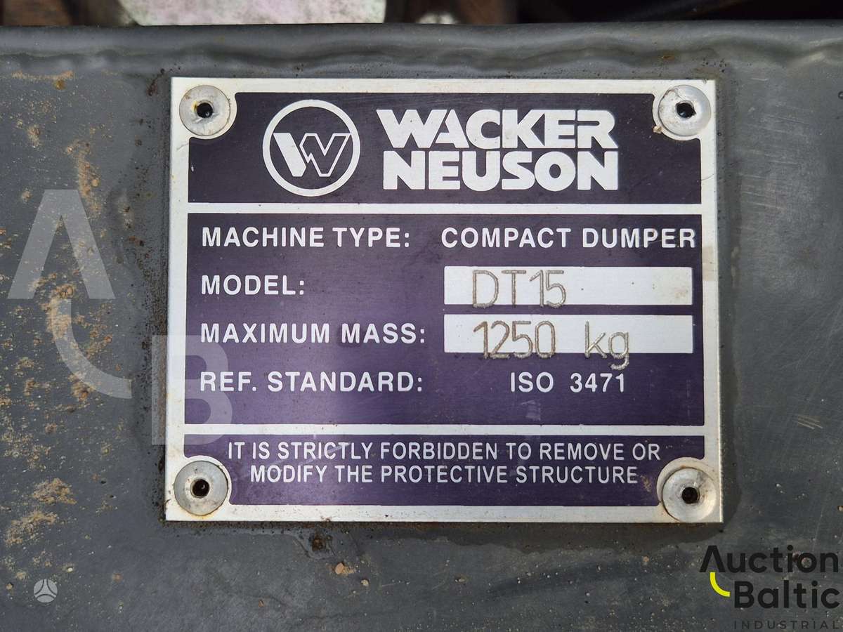 Wacker DT15, самосвалы