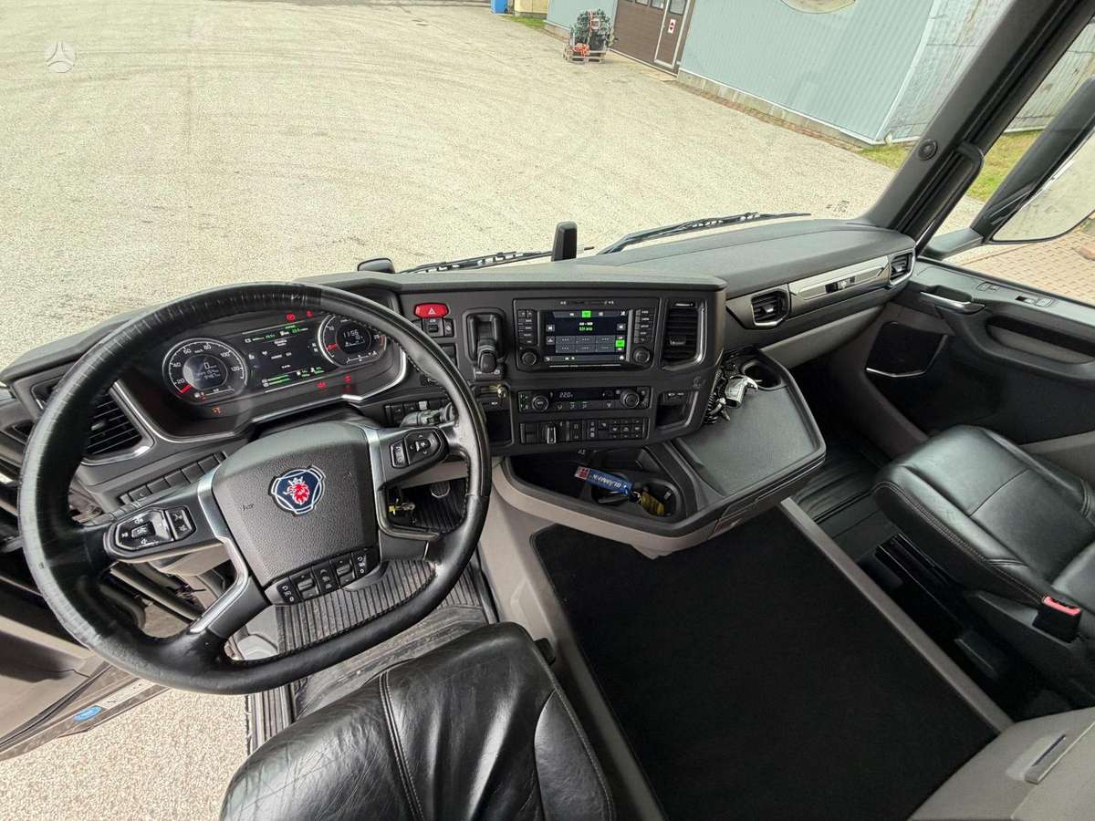 Scania R580, самосвалы с прицепoм