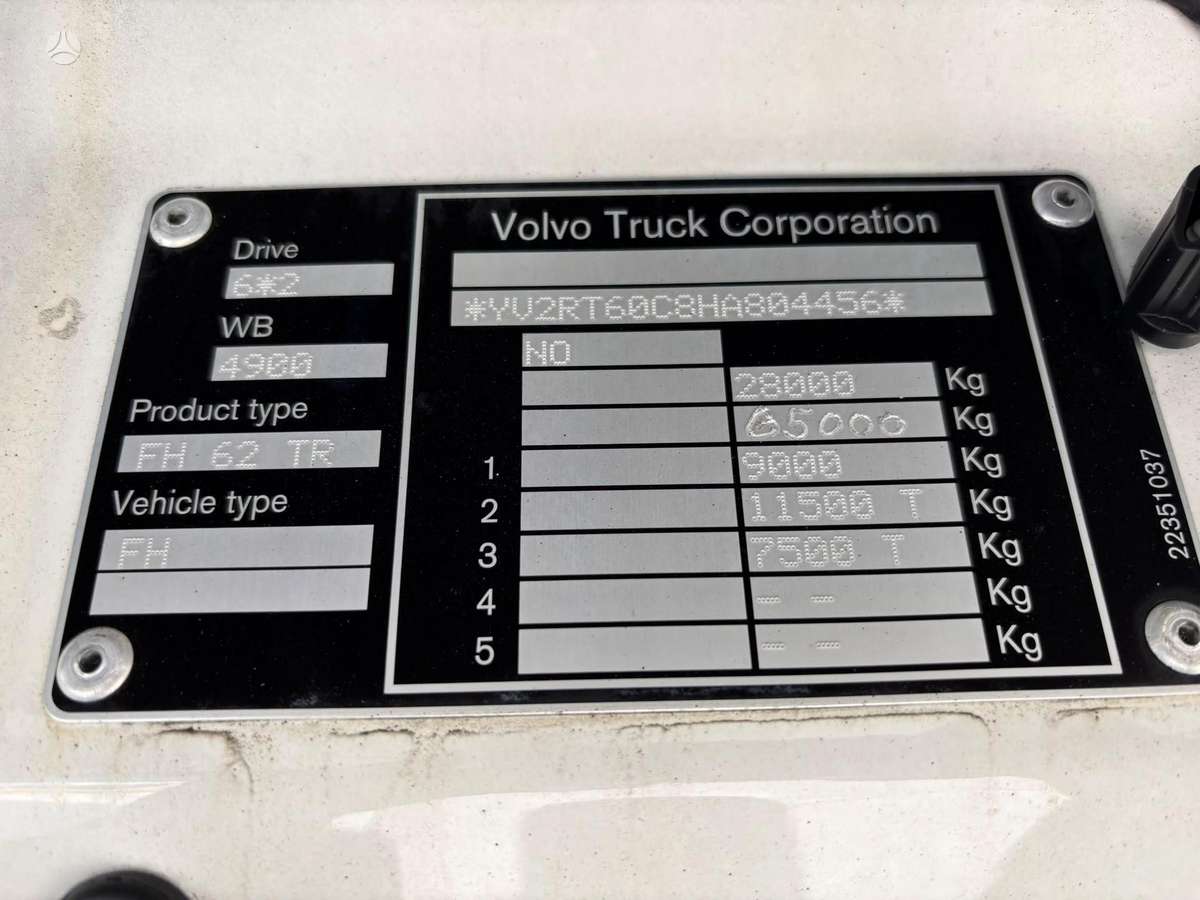 Volvo FH 540 6x2, рефрижераторы