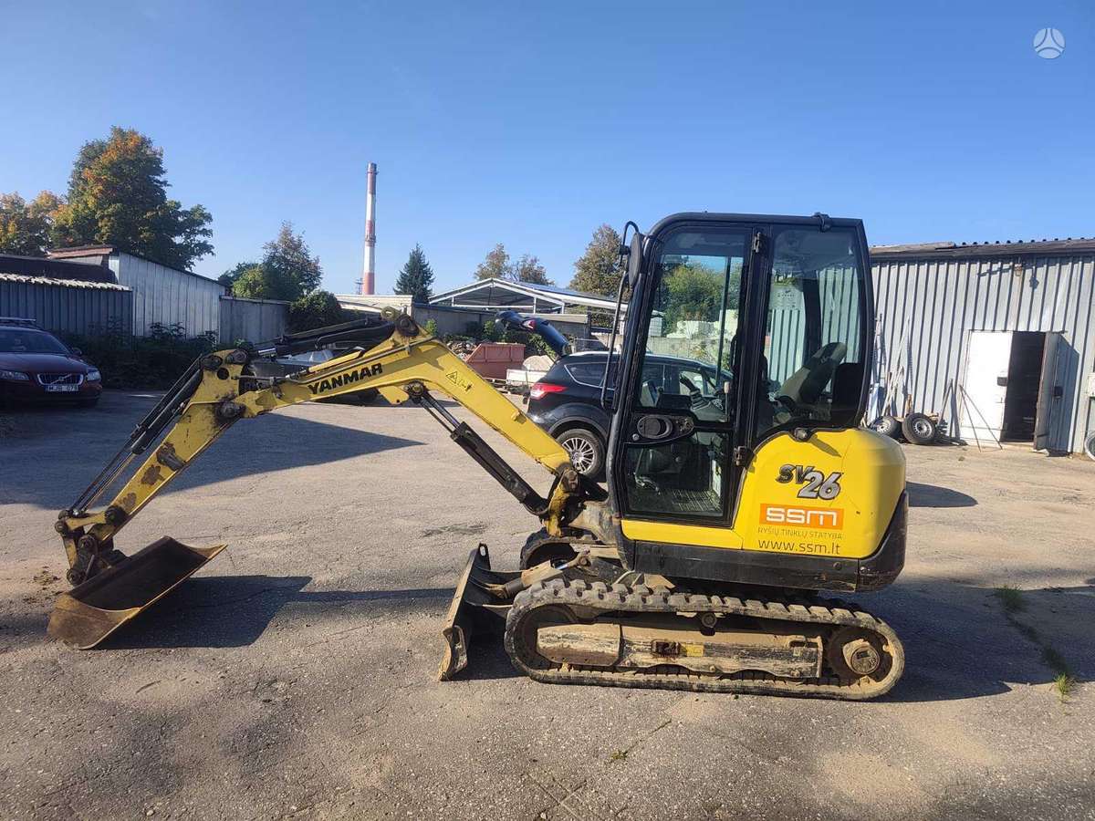 Yanmar SV26, mini excavator