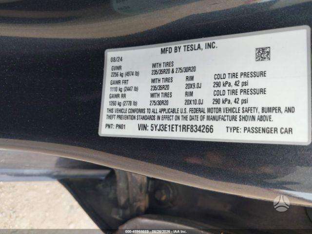 Tesla Model 3, hečbekas