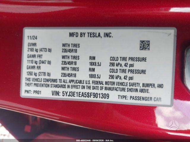 Tesla Model 3, hatchback