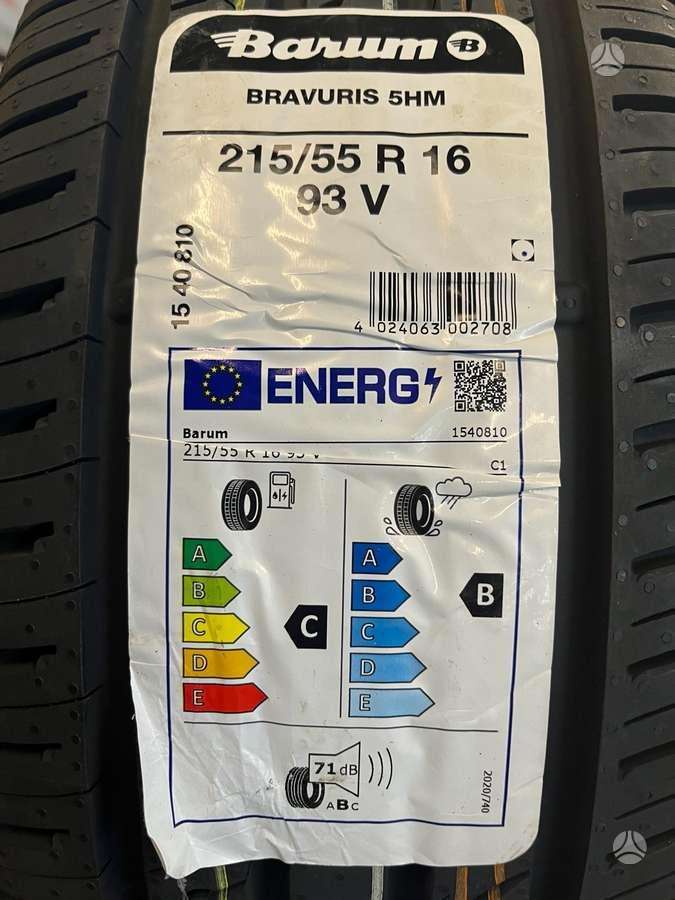 Barum Bravuris 5HM, summer 215/55 R16