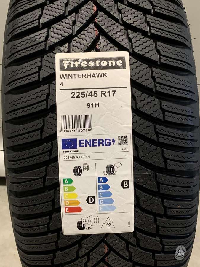 Firestone WinterHawk 4, зимние 225/45 R17