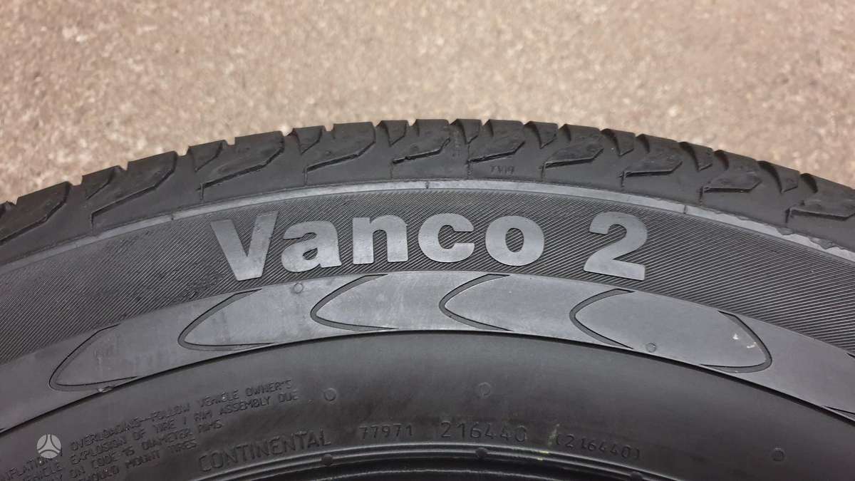 Continental Vanco 2, summer 215/65 R15