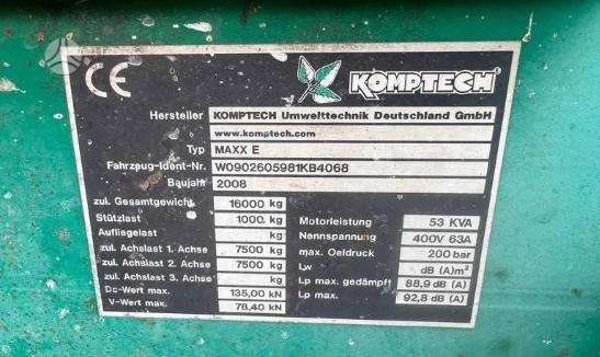 -Kita- Komptech MAXX – mobilus būgnin, screening