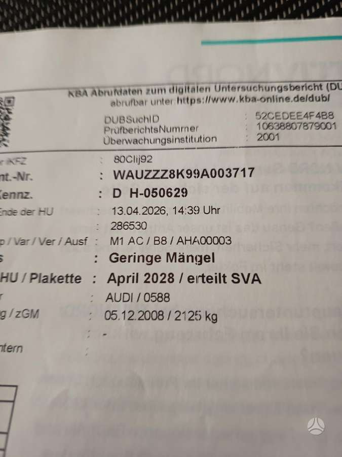 Audi A4, 2.0 l., Универсал