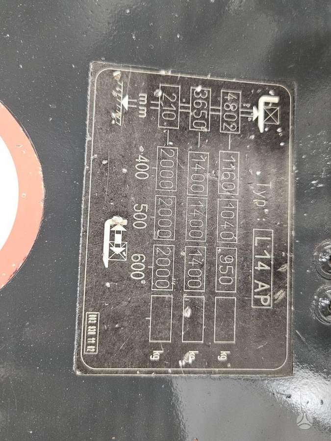 Linde L14AP, forklifts