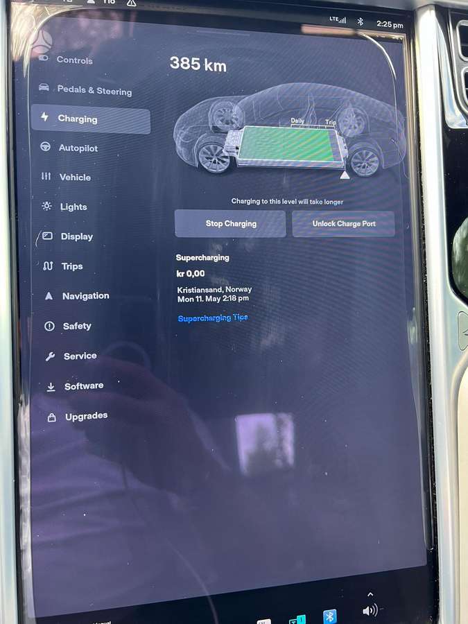 Tesla Model S, 70 kWh, hatchback