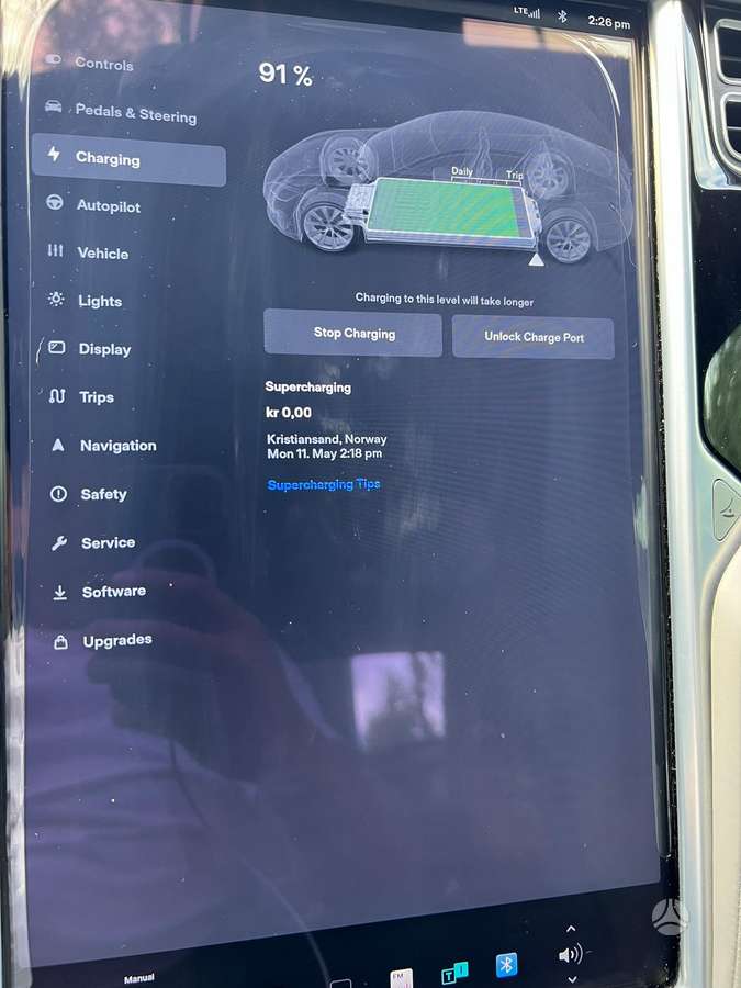Tesla Model S, 70 kWh, hatchback