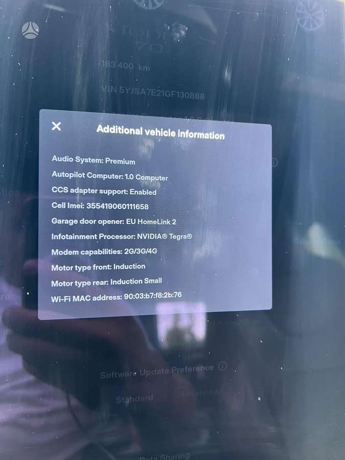 Tesla Model S, 70 кВт·ч, Хэтчбек