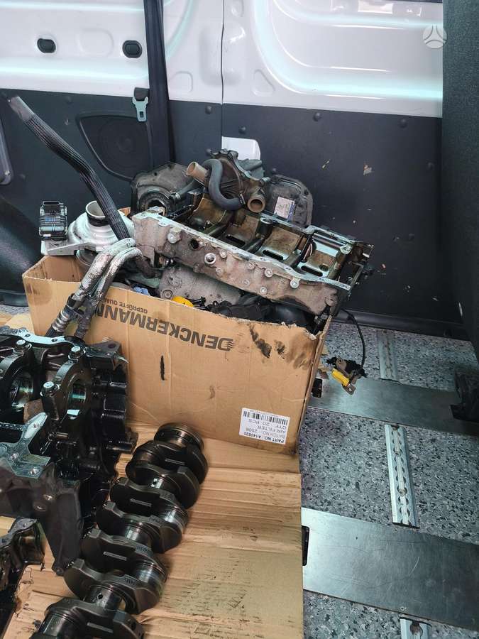 Ford Transit Custom variklio detalės
