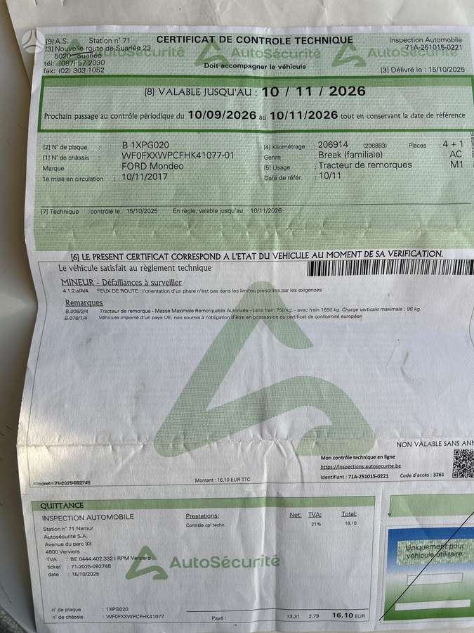 Ford Mondeo, 2.0 l., Универсал