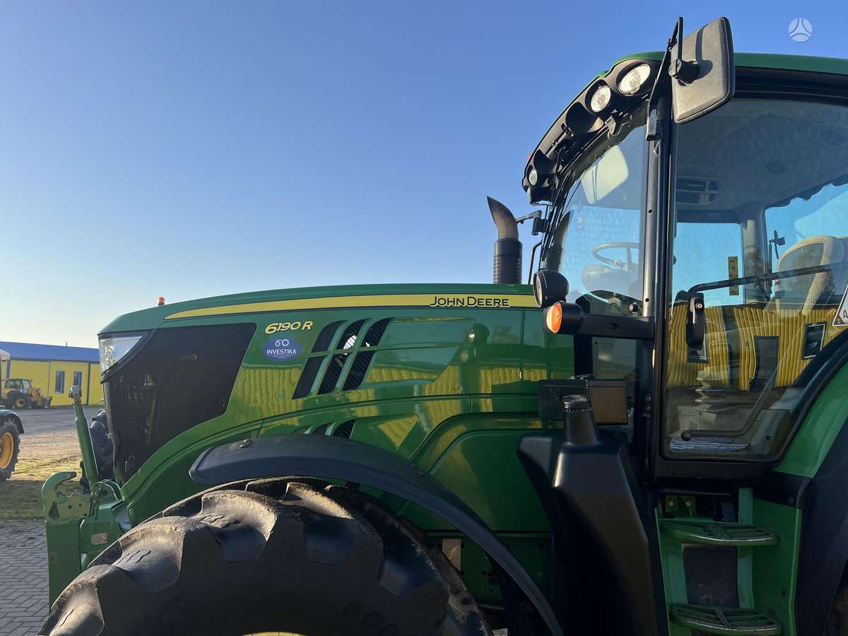 John Deere 6190R, тракторы