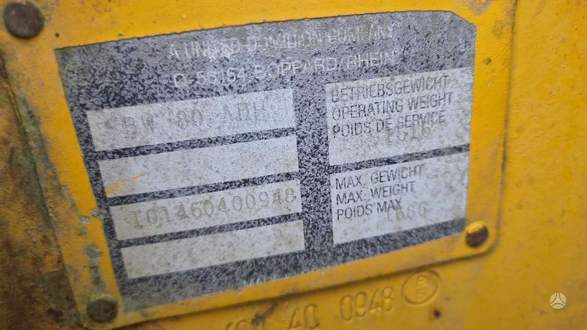 Bomag BW80 ADH, vibrator / compactor