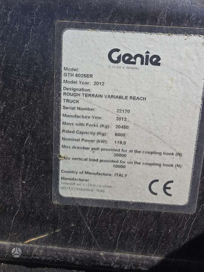 GM 140 AF Genie GTH-6025ER, telescopic handler