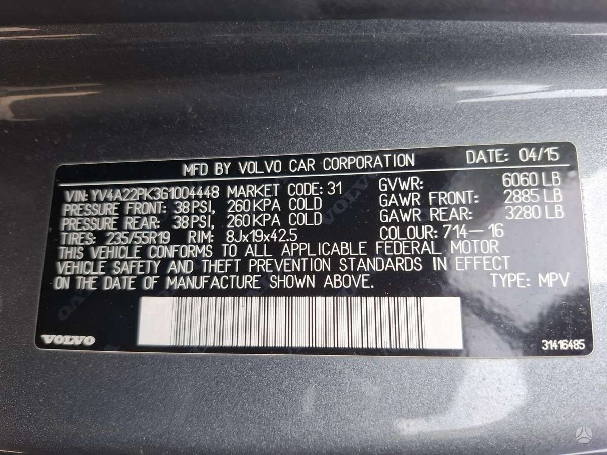 Volvo XC90, 714-16
