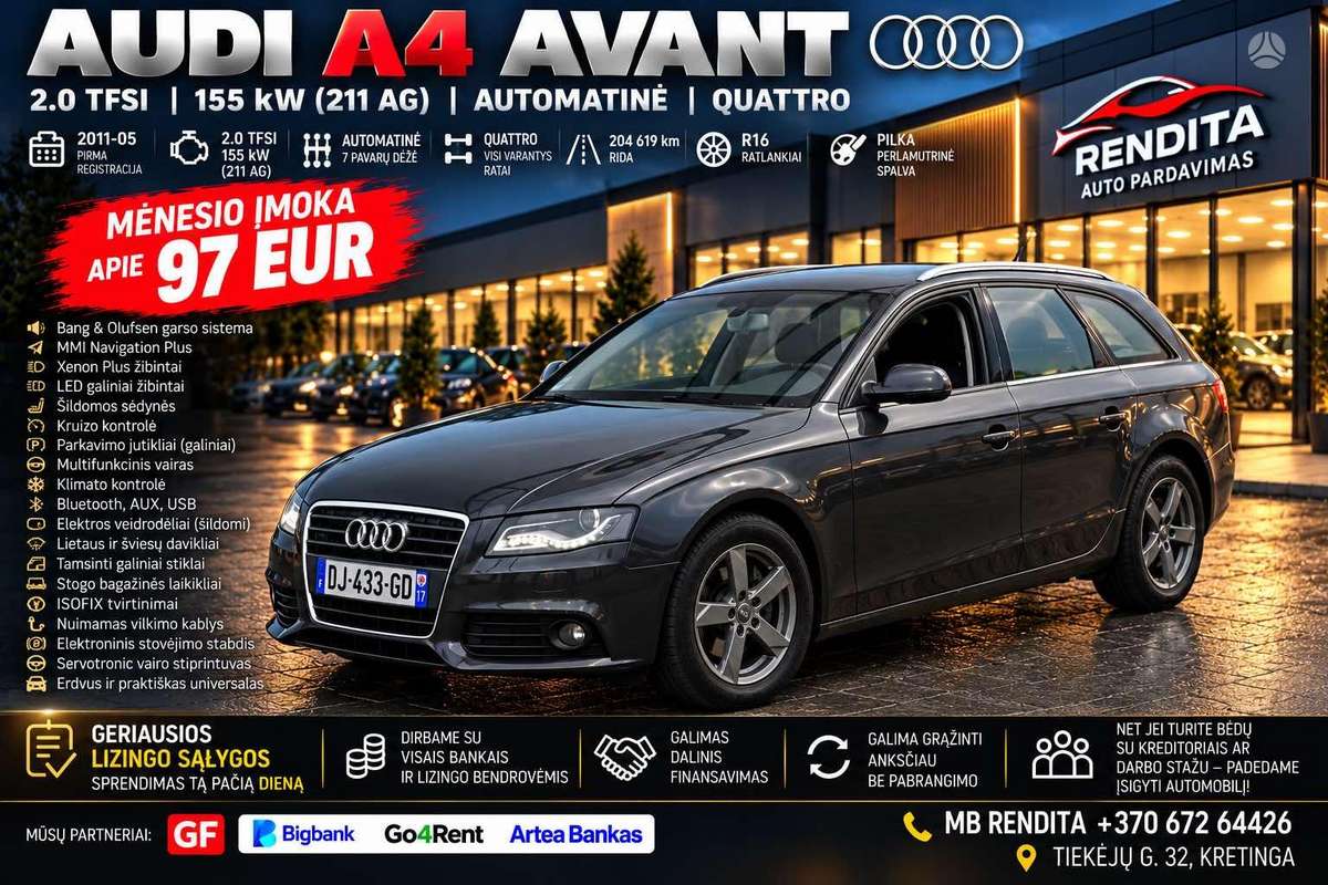 Audi A4, 2.0 l., Универсал