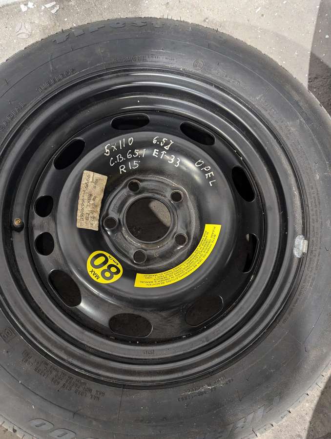 Opel, стальные штампованные диски, R15
