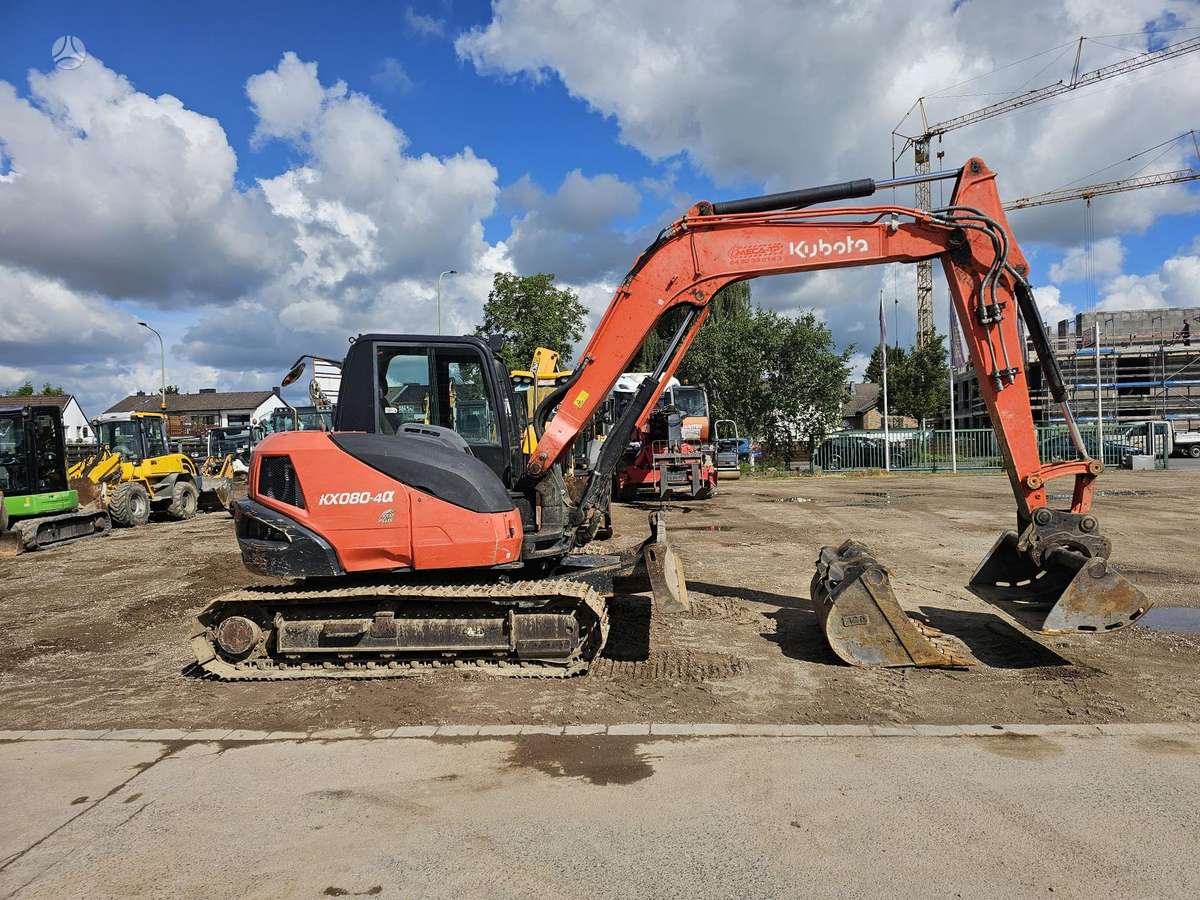Kubota KX080-4a, экскаваторы