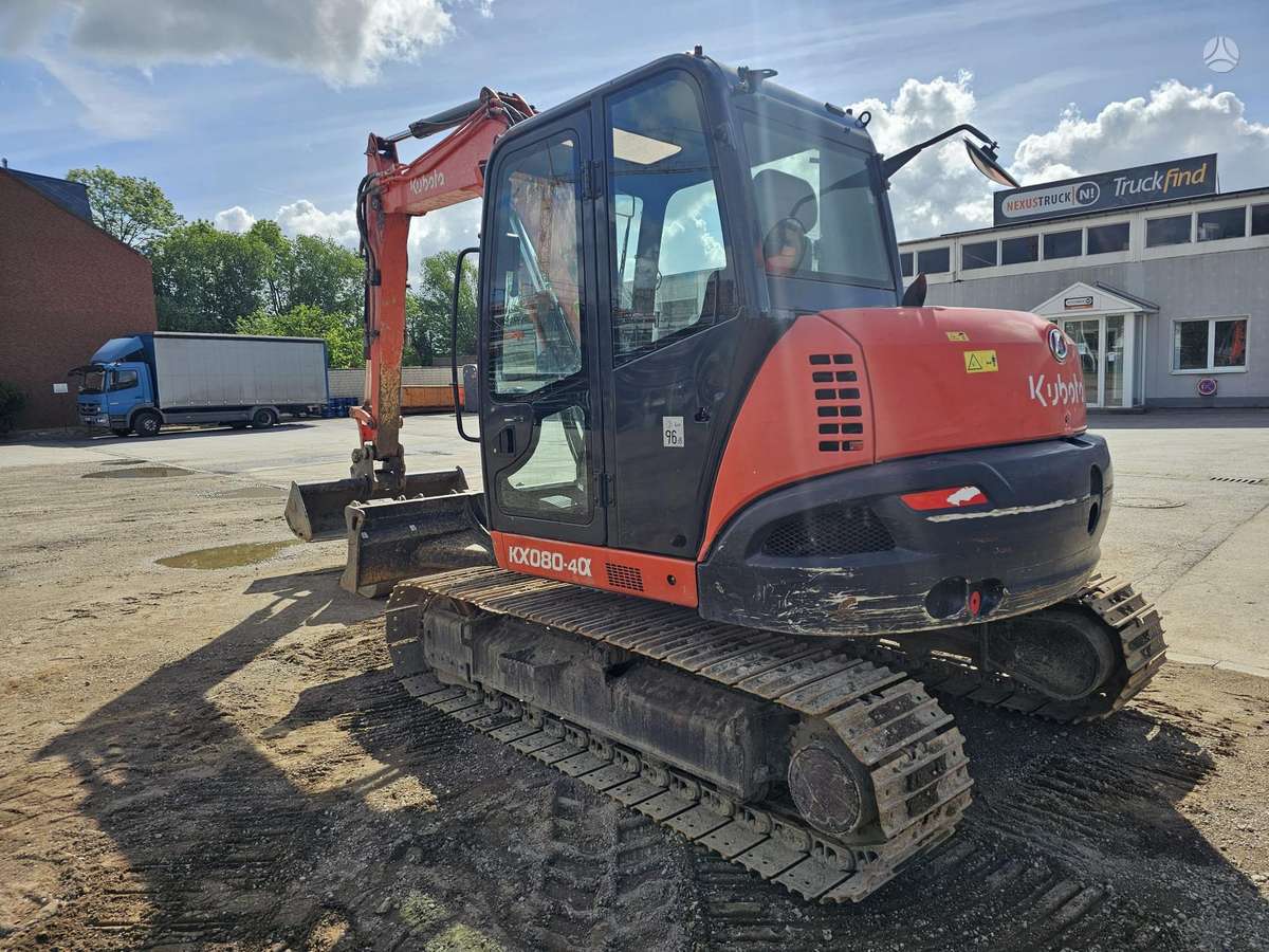 Kubota KX080-4a, ekskavatori