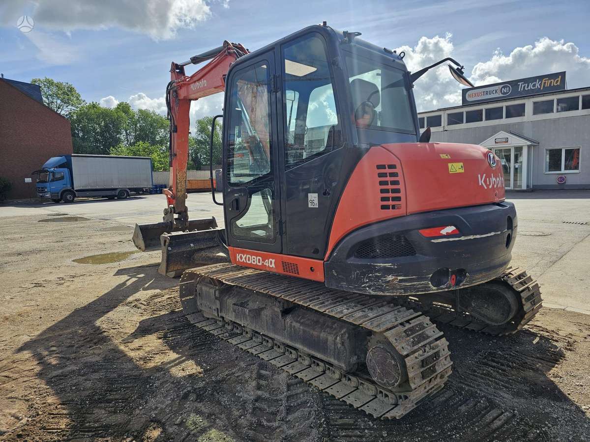 Kubota KX080-4a, mini ekskavatori