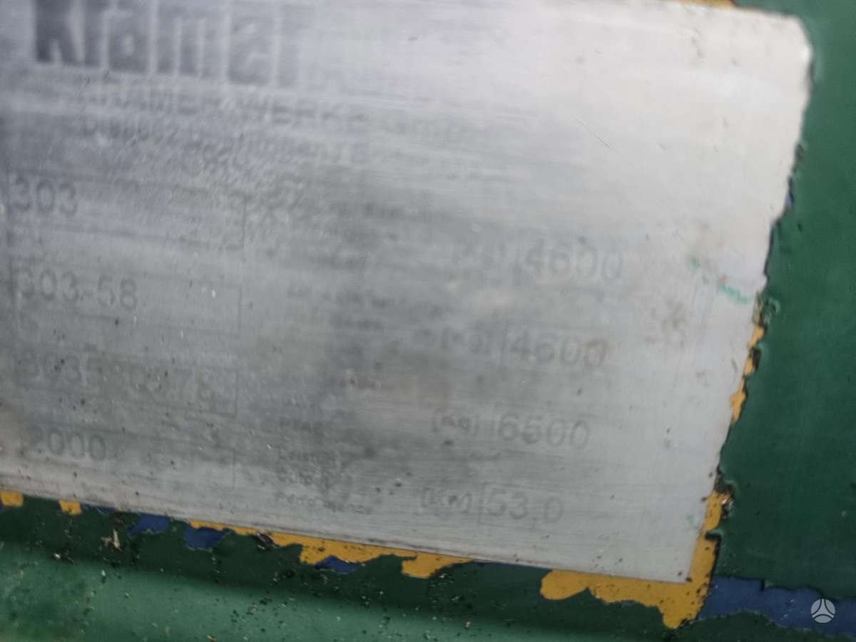 Kramer 303, frontaliniai krautuvai
