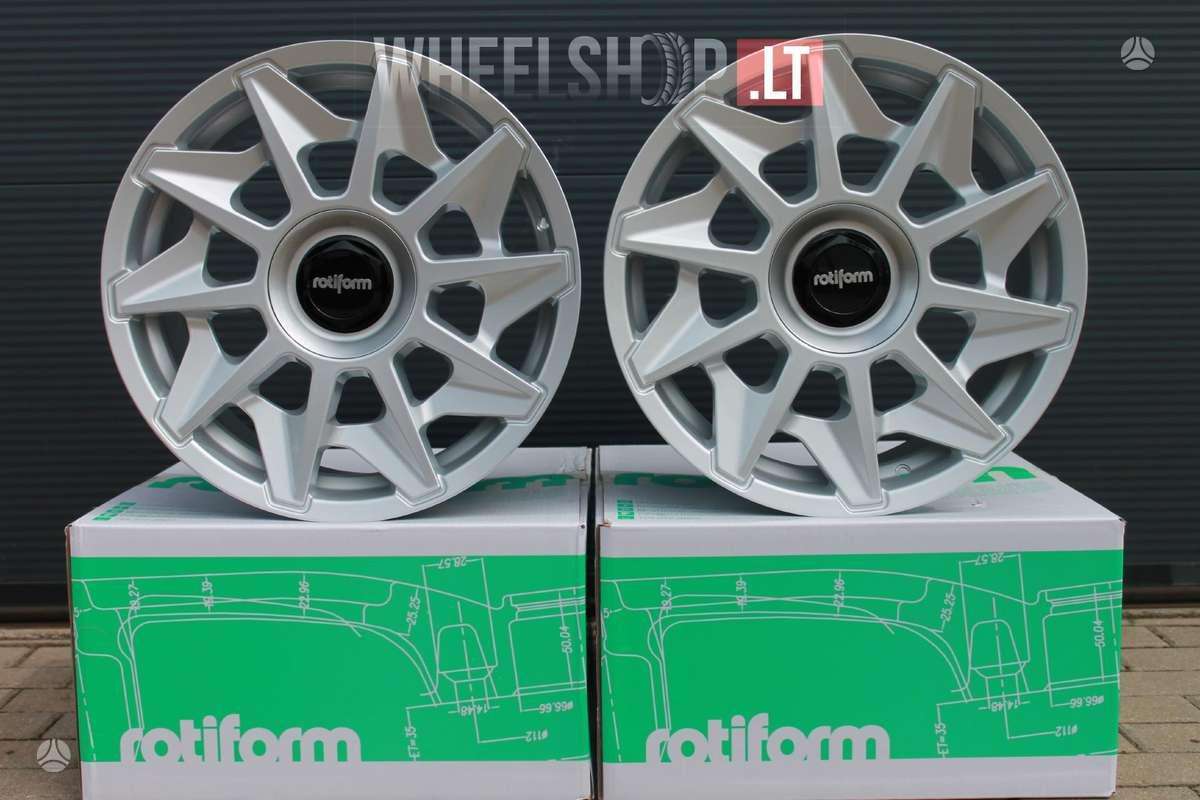 Rotiform R124 CVT Silver PD, легкосплавные , R18