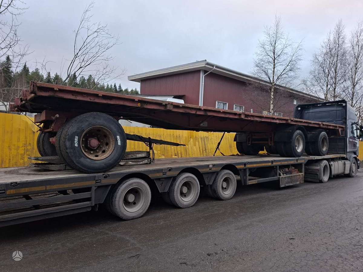 ABG Platforma 12m ilgio, lingine, trailers, semitrailers
