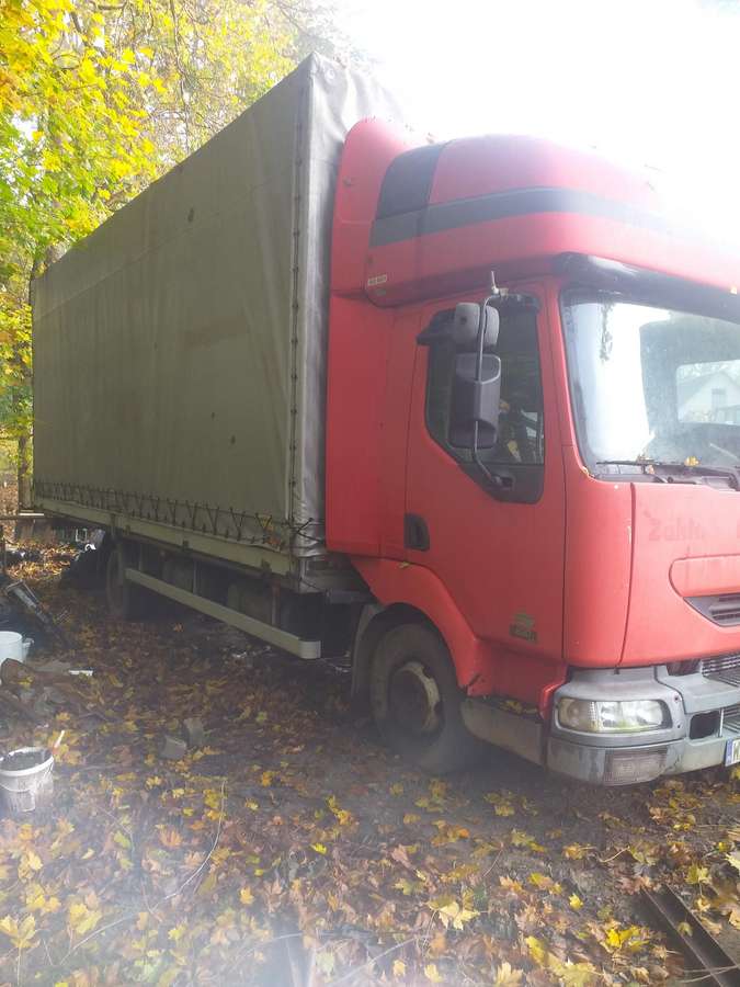 Renault Midlum, бортовые с тентом