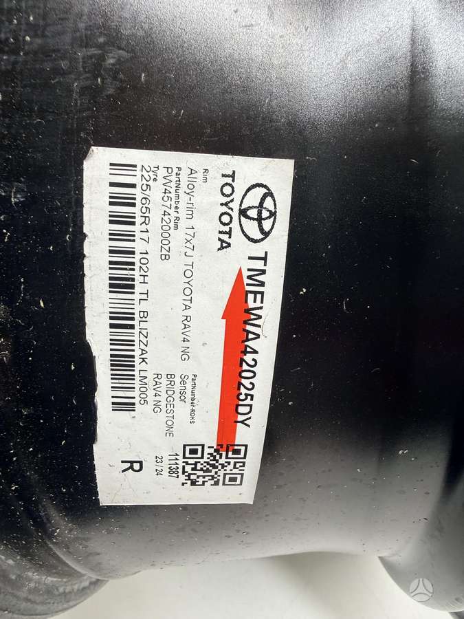 Toyota RAV 4, light alloy, R17