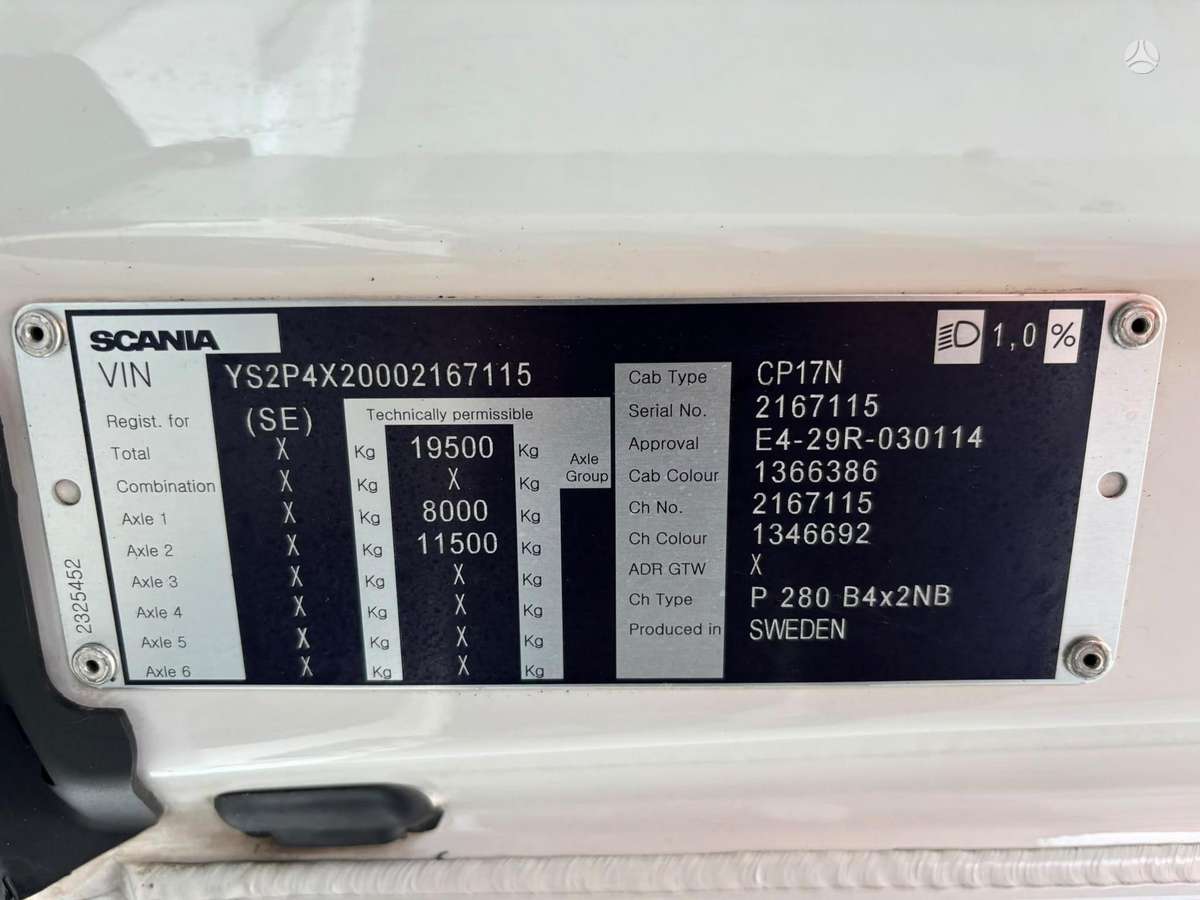 Scania P 280 4x2, рефрижераторы