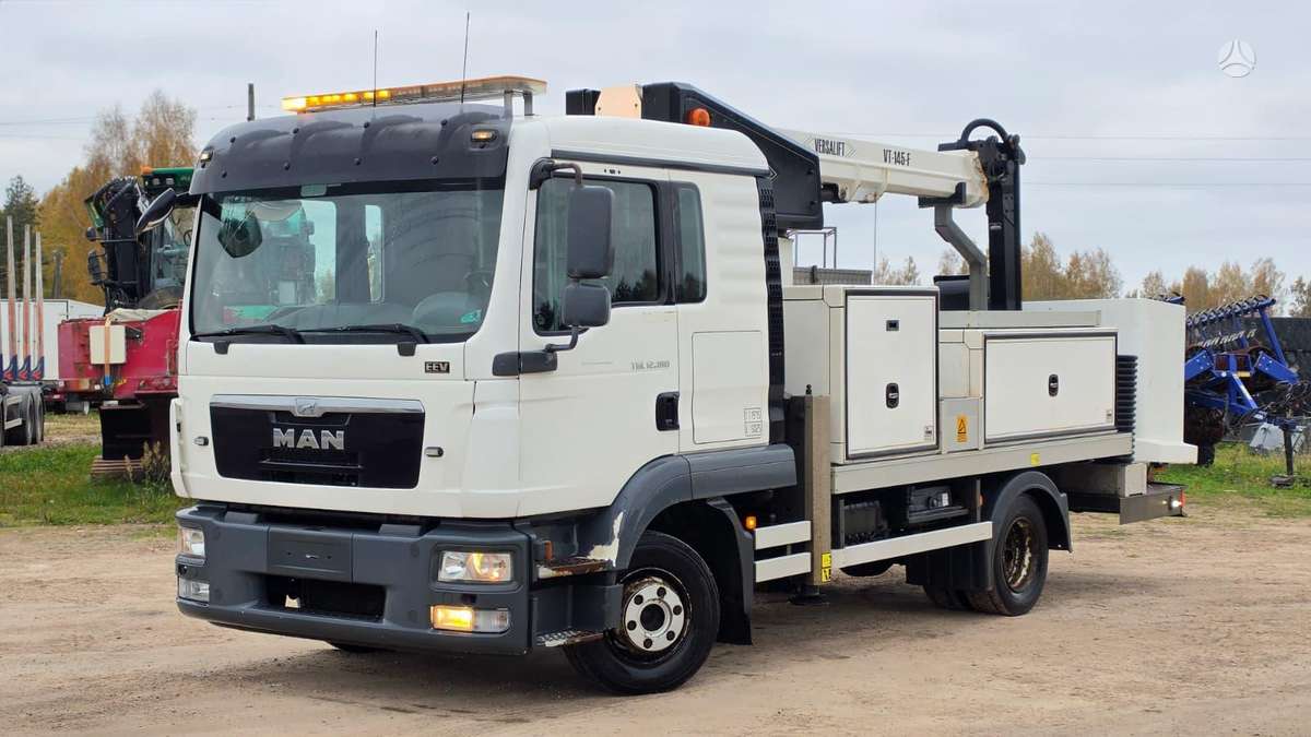 MAN TGL 12.180, с краном