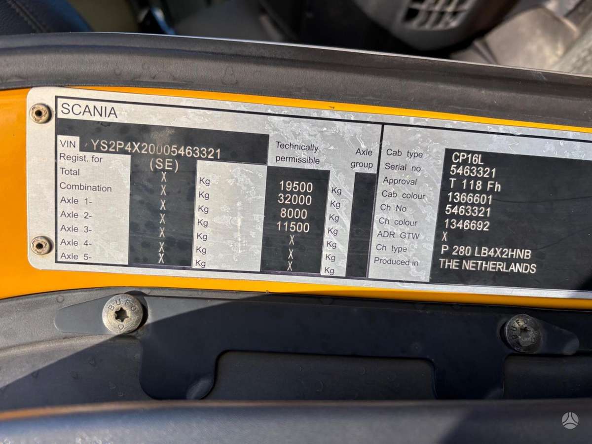 Scania P280, мусоровозы