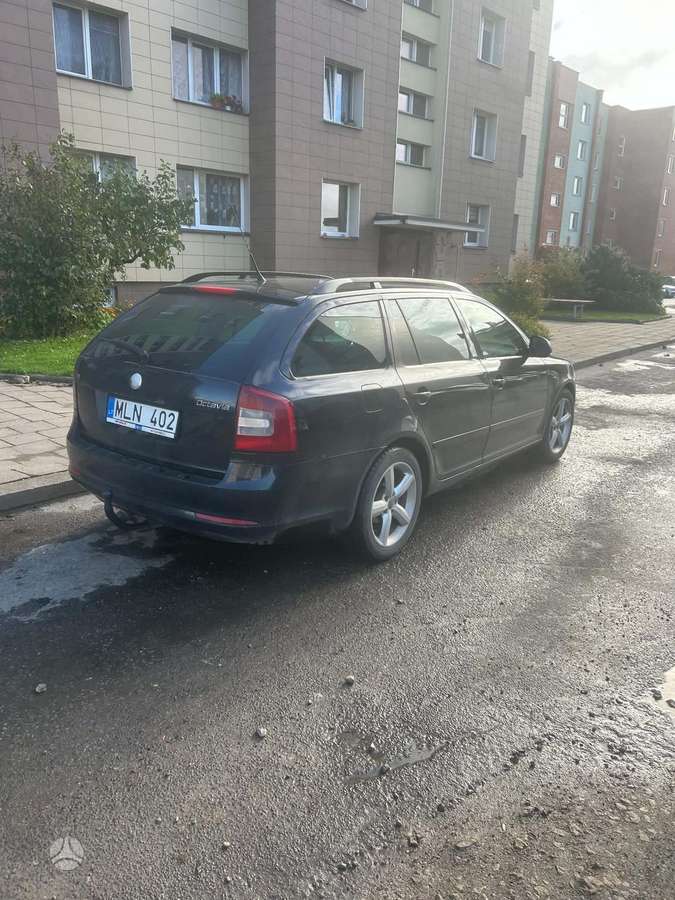 Skoda Octavia 2009 — rear view