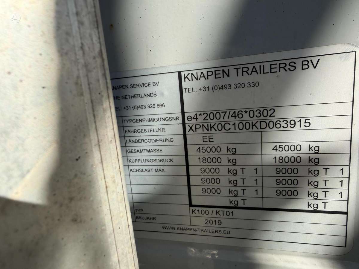 Knapen K100, cits