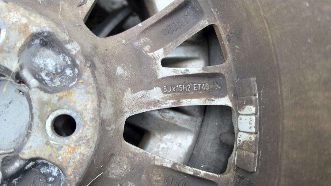 Opel, light alloy, R15