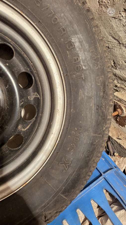 Volkswagen Ford ratlankis, стальные штампованные диски, R13