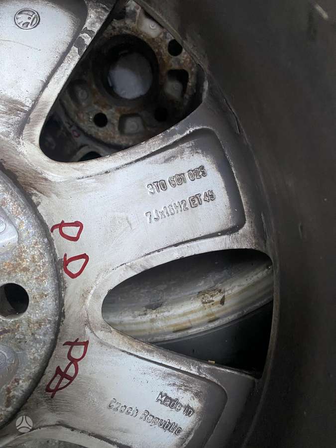 Skoda, light alloy, R16