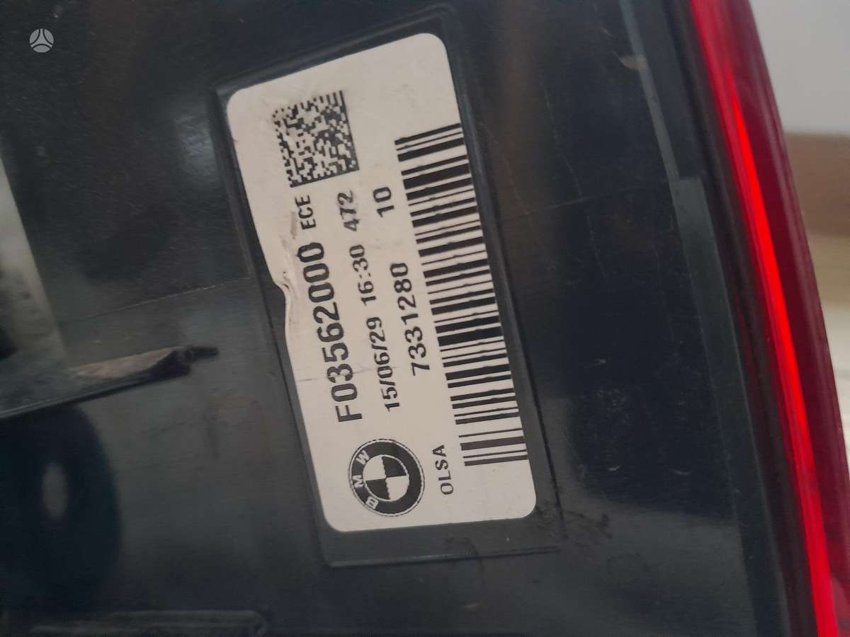 BMW X4 žibintai