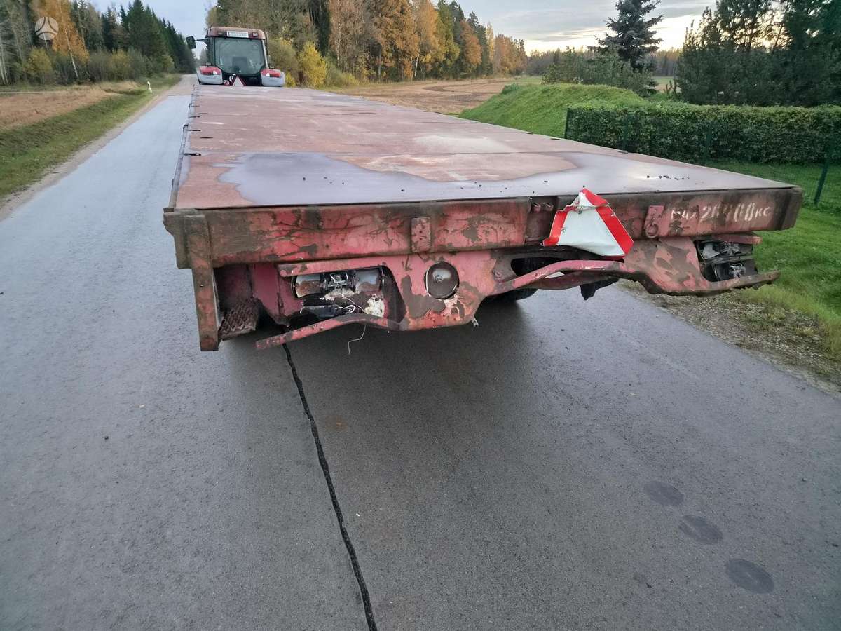 ABG Platforma 12m ilgio, lingine, прицепы, полуприцепы