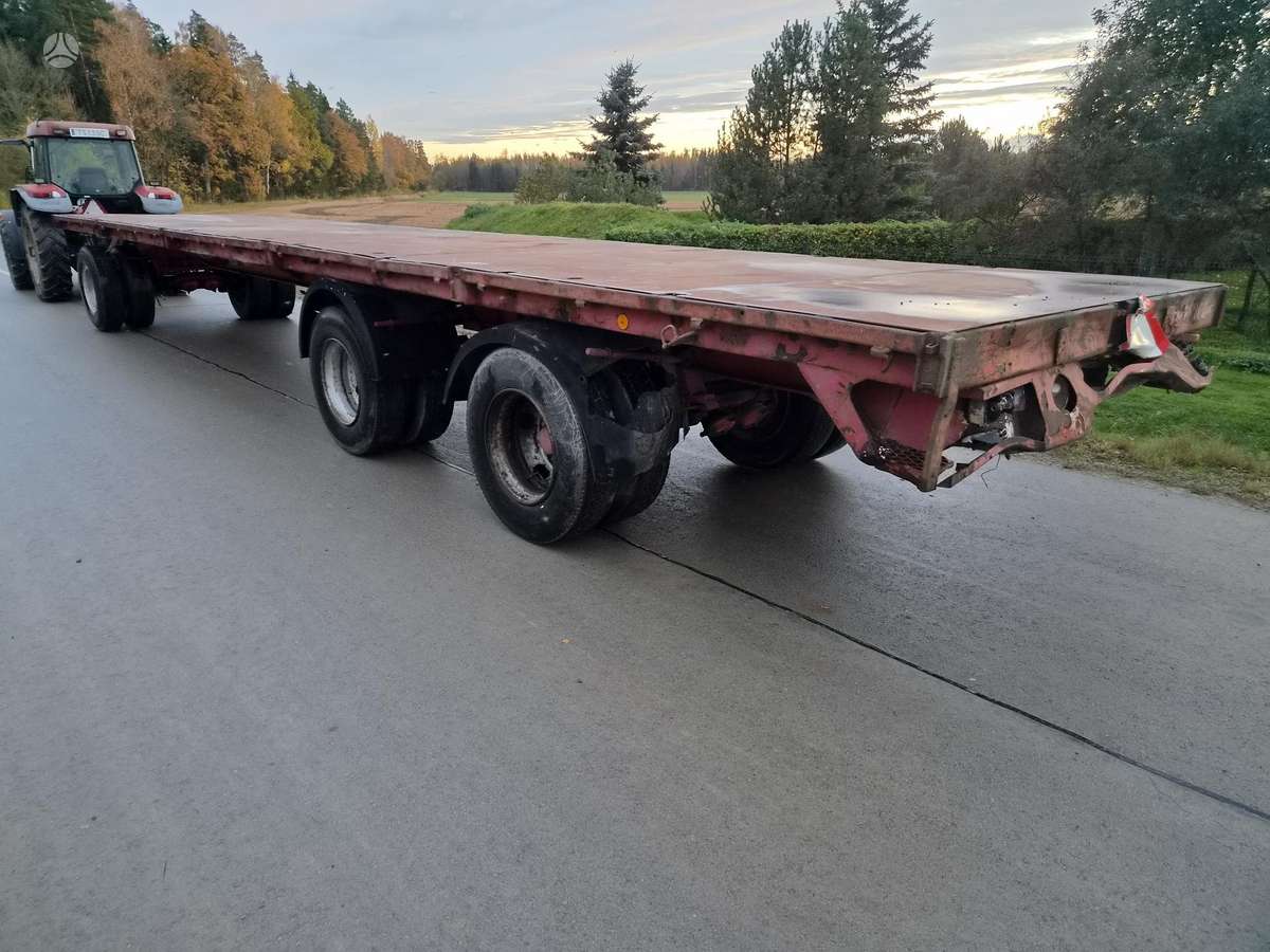 ABG Platforma 12m ilgio, lingine, trailers, semitrailers