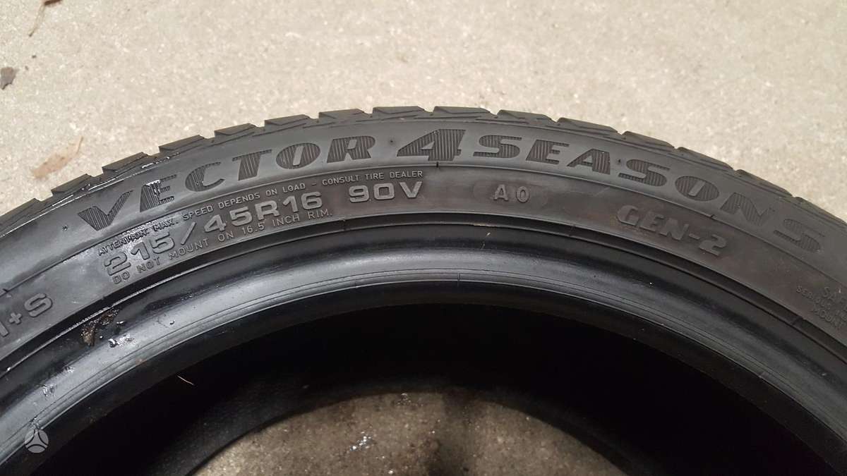Goodyear VECTOR4SEASONS, летние 215/45 R16