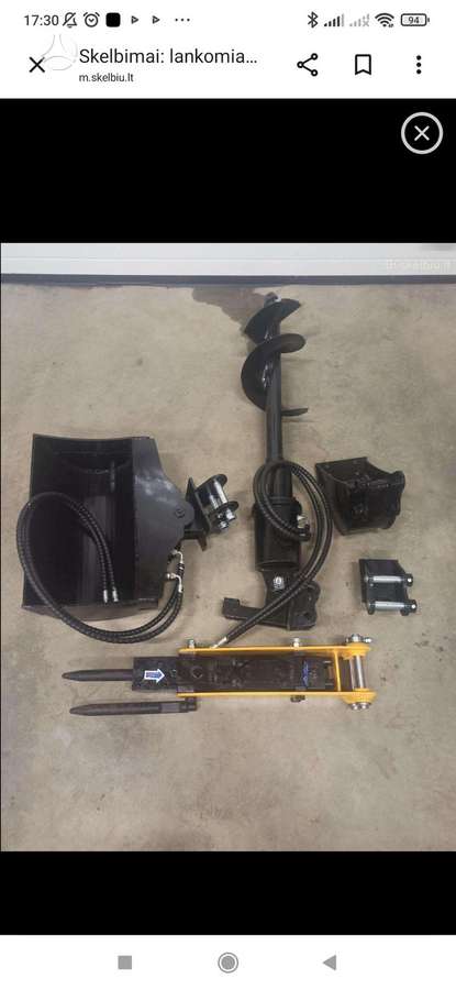 Sunward XT-15, mini excavator
