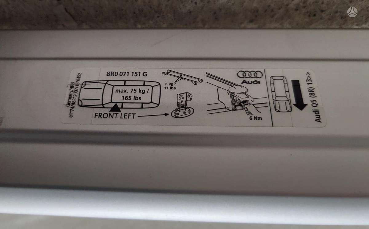 Audi Q5 roof rack