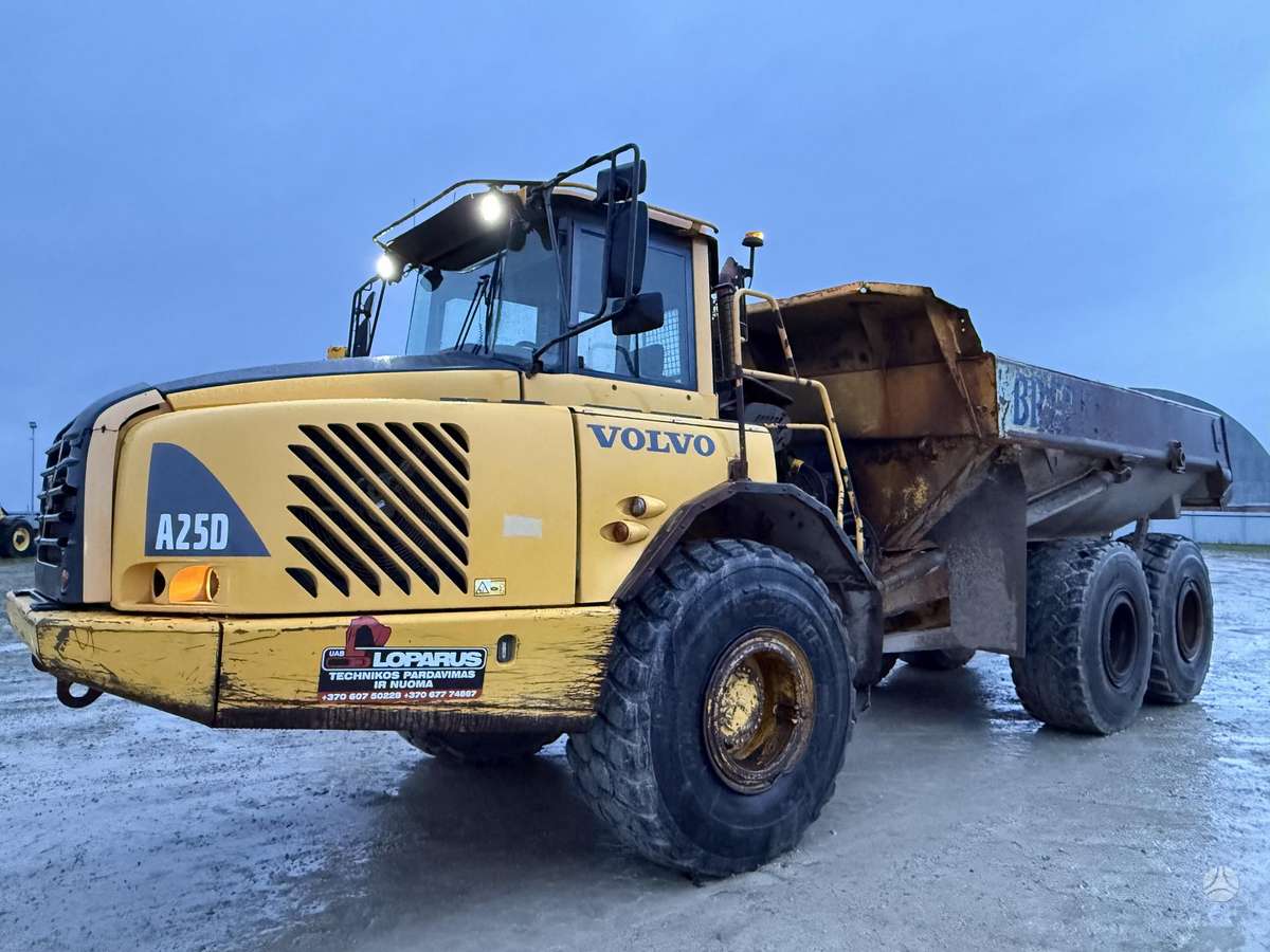 Volvo A25D, самосвалы