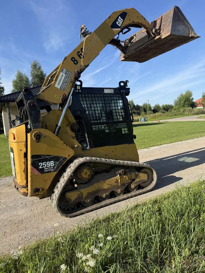 Caterpillar 259b, mini krautuvai