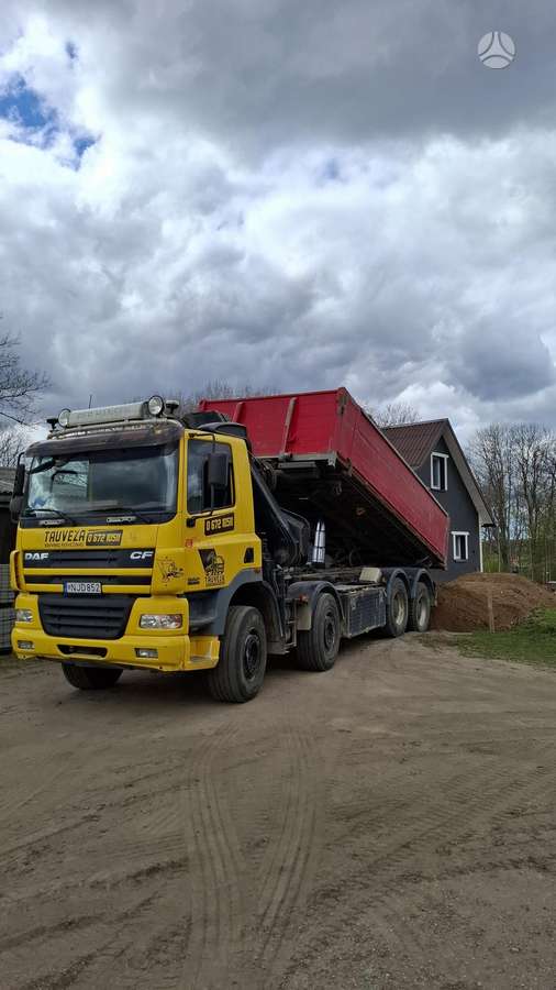 DAF CF480, самосвалы с краном